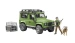 U02587 Land Rover Defender Kombi, s lesníkem a psem